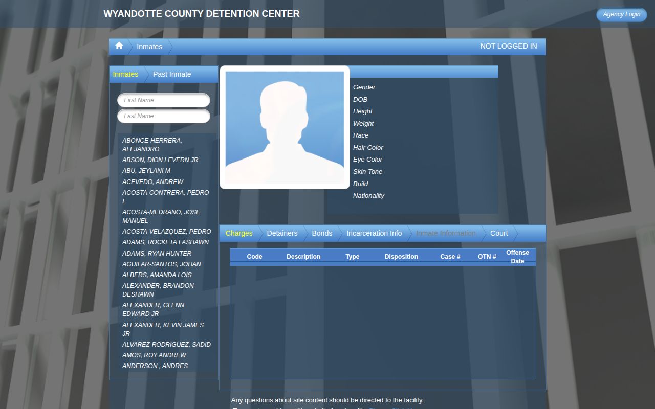 Wyandotte County BlueHorse Past 24 release interface